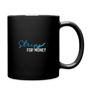 Strips für Geld - Tasse einfarbig - Schwarz - Rechts