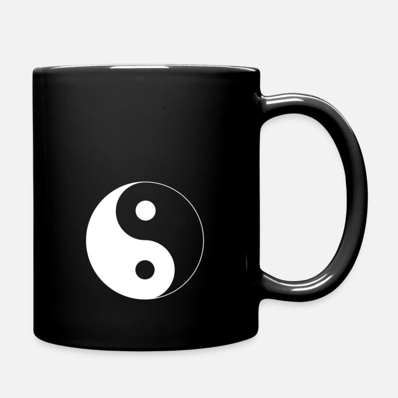 Ying Yang - Full Colour Mug - black