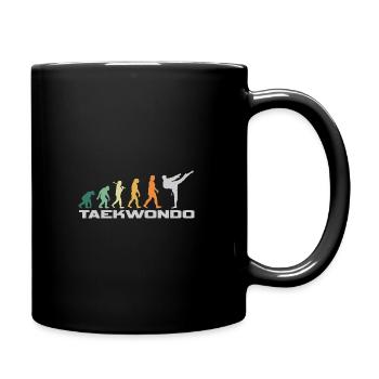 Taekwondo Style rétro - Evolution Man - Mug uni - noir - Droite