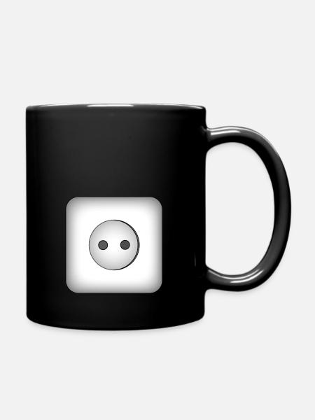 Cœur Powerbanks - Mug uni - noir