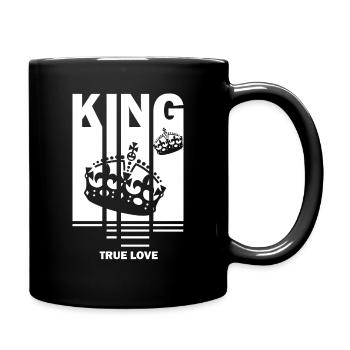 KING - Tasse einfarbig - Schwarz - Rechts