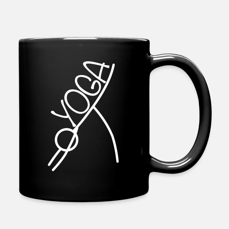 Yoga - Tasse einfarbig - Schwarz