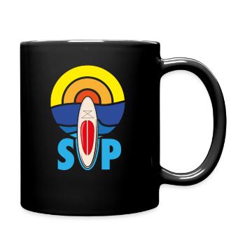 SUP Stand UP Paddle - Mug uni - noir - Droite