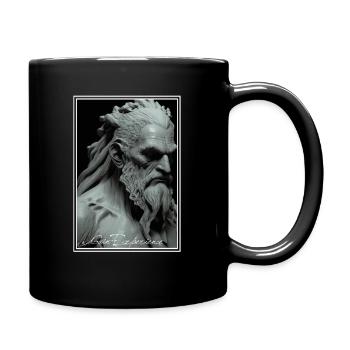 Gain Life Experience - 3D Render - Full Colour Mug - black - Right