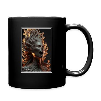 No Fear - 3D Render - Full Colour Mug - black - Right