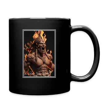 Grow Your Flame - Rendu 3D - Mug uni - noir - Droite