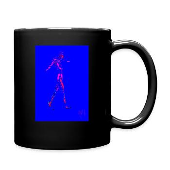 Walking Man - Full Colour Mug - black - Right