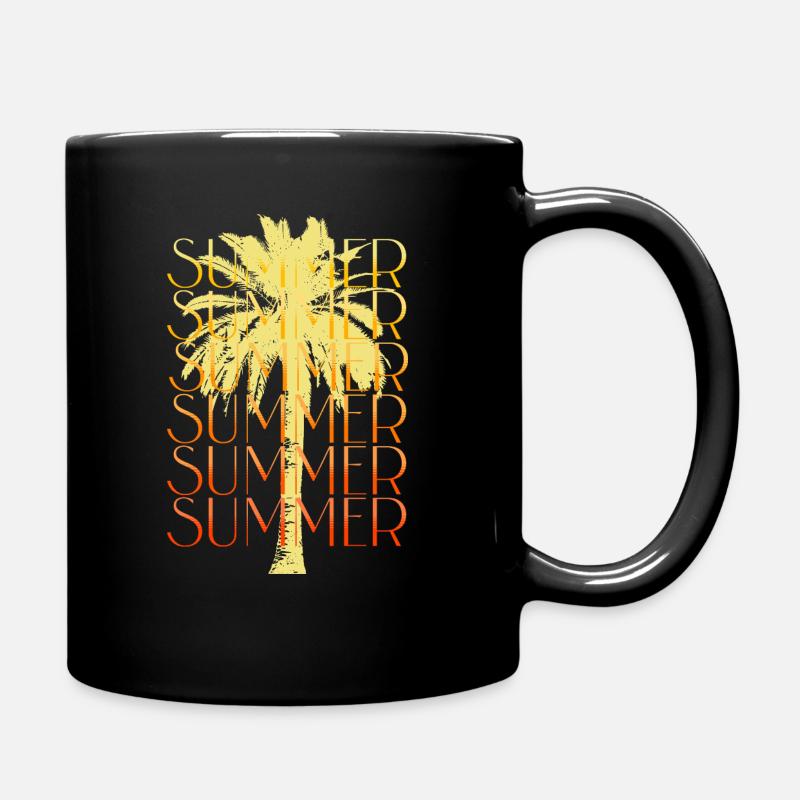 Summer - Tasse einfarbig - Schwarz