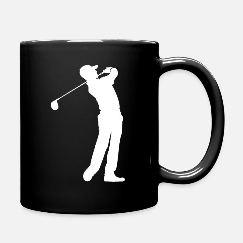 Golfer - Full Colour Mug - black