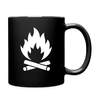Aventure de voyage en plein air - Mug uni - noir - Droite