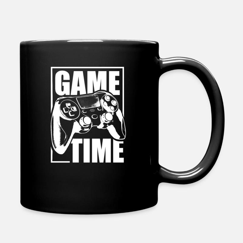 T-shirt de jeu à la mode « Game Time » - Mug uni - noir
