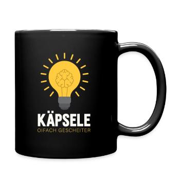 Käpsele - Tasse einfarbig - Schwarz - Rechts