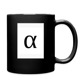 Alpha - Tasse einfarbig - Schwarz - Rechts