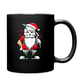 Weihnachtskiller - Tasse einfarbig - Schwarz - Rechts