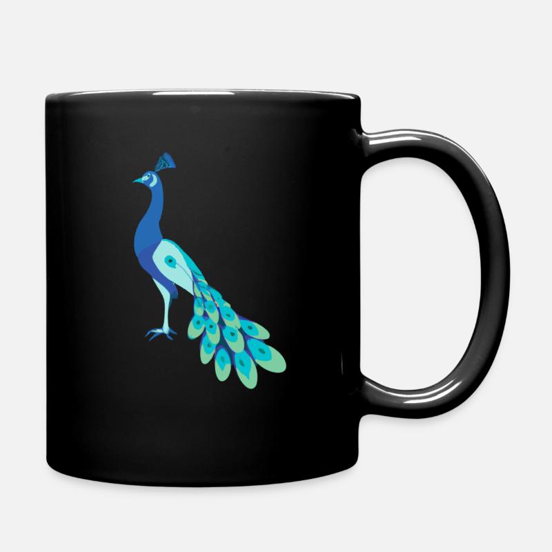 Bird of Paradise - Full Colour Mug - black