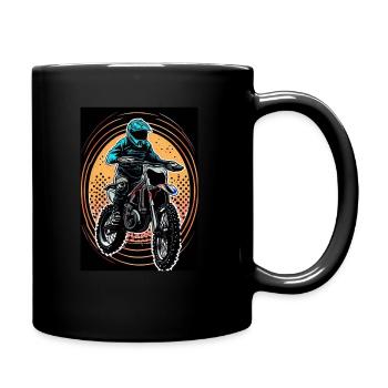 Rider - Tasse einfarbig - Schwarz - Rechts