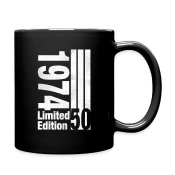 1974 - Birthday - 50 years - Full Colour Mug - black - Right