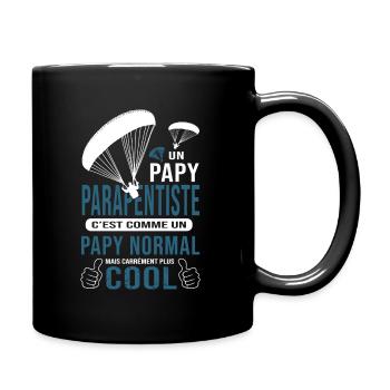 PAPY PARAPENTISTE cadeau parapente - Mug uni - noir - Droite