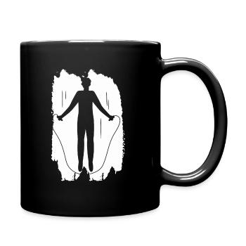 Fitness Sport Ausdauer Workout - Tasse einfarbig - Schwarz - Rechts