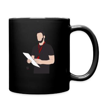Trainer - Tasse einfarbig - Schwarz - Rechts