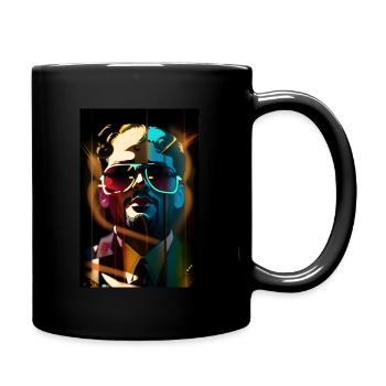 Hipster - Tasse einfarbig - Schwarz - Rechts