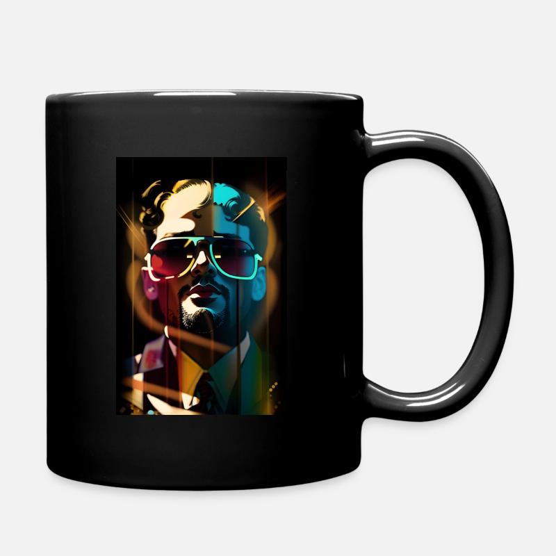 Hipster - Mug uni - noir