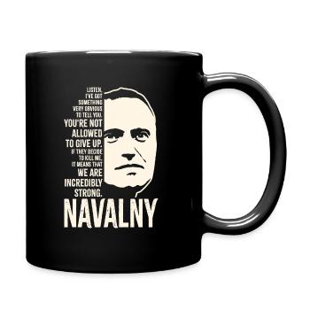 Navalny Lists - Full Colour Mug - black - Right