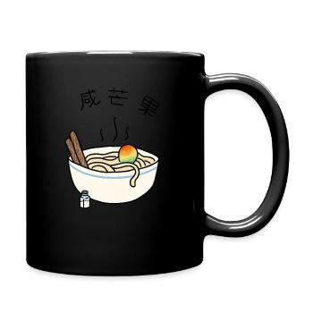 Salty mango noodles - Full Colour Mug - black - Right