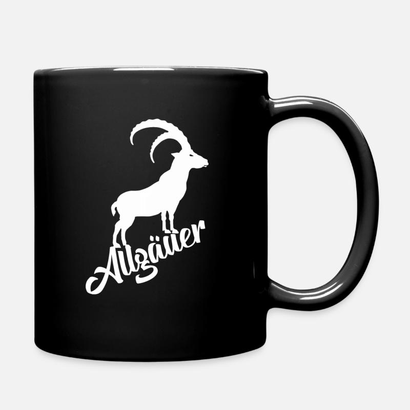 caprine print, Capricorne, montagnes de l’Allgäu - Mug uni - noir