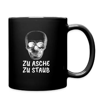 ZU ASCHE ZU STAUB - Tasse einfarbig - Schwarz - Rechts