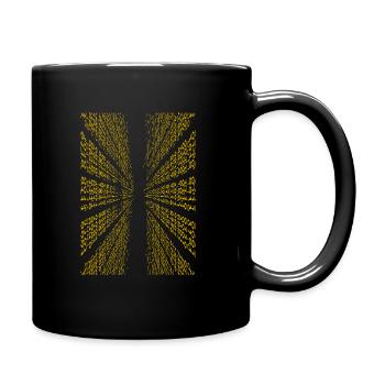 code binaire - Mug uni - noir - Droite