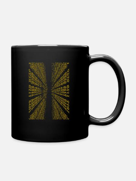 Binärcode - Tasse einfarbig - Schwarz