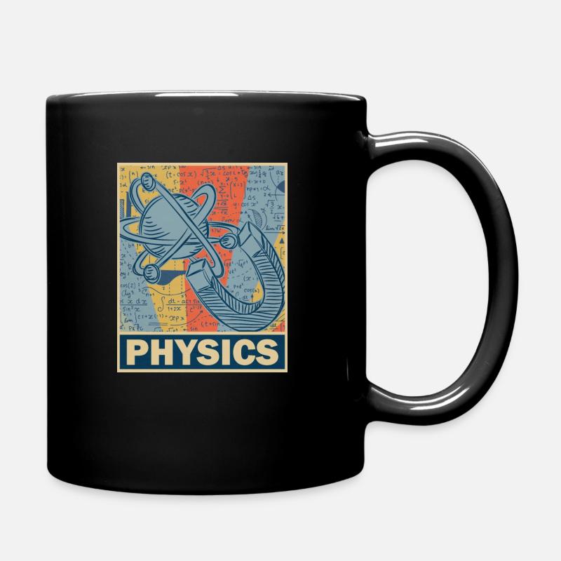 Physics Retro Vintage - Full Colour Mug - black