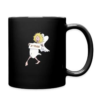 Cloud nine xmas - Full Colour Mug - black - Right