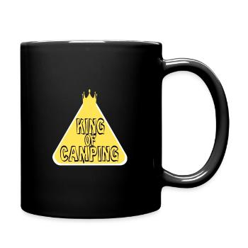 CAMPING KING - Full Colour Mug - black - Right