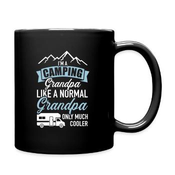 Campeur - Mug uni - noir - Droite