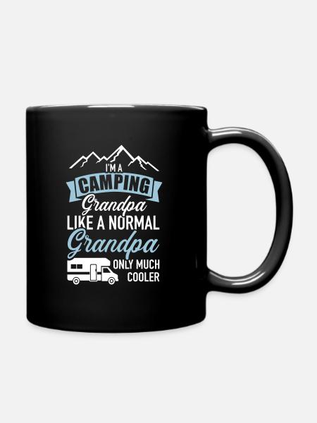 Wohnmobil - Tasse einfarbig - Schwarz