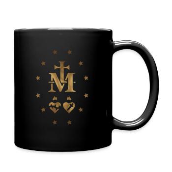 Miraculous Medal (Medal of the Immaculate Conception) - Full Colour Mug - black - Right