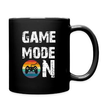 Mode jeu activé - Mug uni - noir - Droite