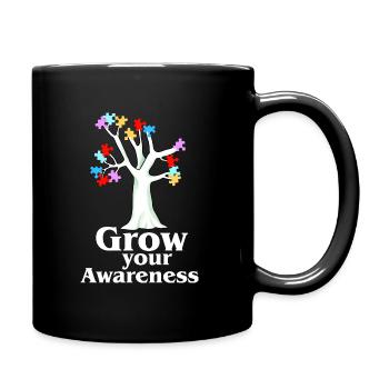 Autism Awareness Day - Full Colour Mug - black - Right