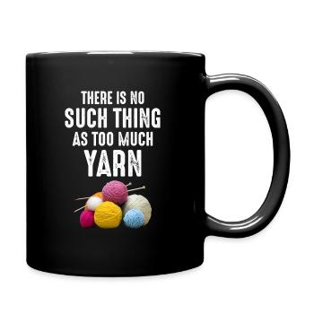 Crochet Crochet Crocheter Drôle - Mug uni - noir - Droite