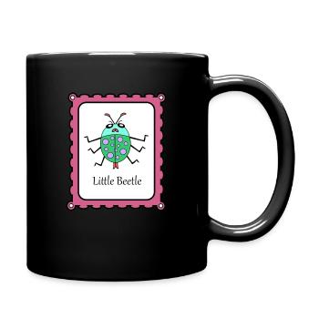 Little Beetle - Tasse einfarbig - Schwarz - Rechts