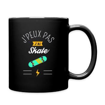 J Peux Pas J Ai Skate - Mug uni - noir - Droite