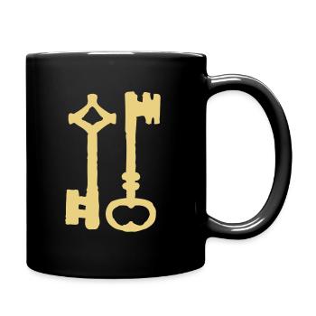 Clés anciennes - Mug uni - noir - Droite