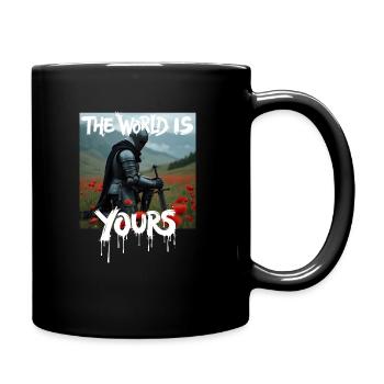 THE WORLD IS YOURS x FALLEN KNIGHT - Tasse einfarbig - Schwarz - Rechts