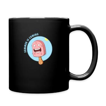 Summer is coming - Mug uni - noir - Droite