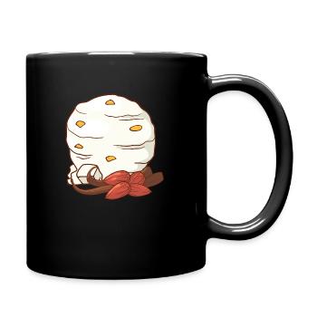 Vanille Mandel Eis Speiseeis Eiskrem Eiscreme - Tasse einfarbig - Schwarz - Rechts
