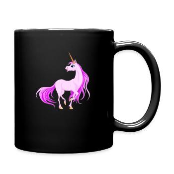 licorne - Mug uni - noir - Droite