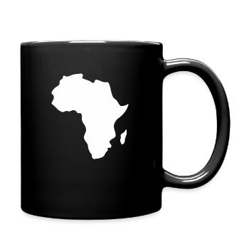 Africa - Tasse einfarbig - Schwarz - Rechts