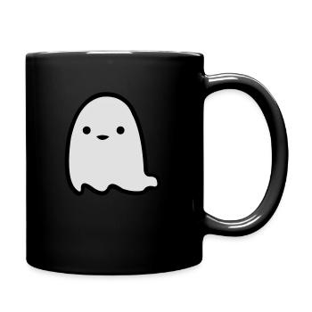 cute_ghost_2 - Full Colour Mug - black - Right